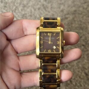 Michael Kors Tortoiseshell and Gold Women's Watch